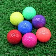 Xwejek Colored Golf Balls 8pcs Practice Mini Balls for Golf,Novelty Bright Miniature Ball Fun Set for All Golfer Indoor&Outdoor Putting