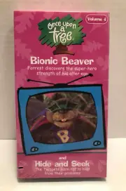 Sealed VHS Bionic Beaver Once Upon a Tree Hide and Seek 2001