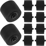 Abaodam Sturdy Cassette Tape Pinch Rollers for Recorder 12pcs Set Easy Install Cassette Player Accessories