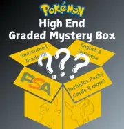 High-End Pokemon Mystery Box - 1 Graded PSA 10 CGC, 1 Booster Pack & Vintage