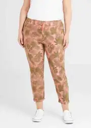 TS TAKING SHAPE plus size S - M / 18 Natural Botanical Stretch Pant NWT rrp$130!