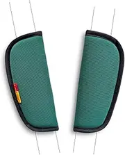 SeedFuture Baby Stroller Seatbelt Covers 2 Piece, Universal Soft Seat Strap Cushion Pads for Newborn Kids Infants, Pram Shoulder Belt Pads, Green