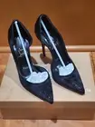 New Christian Louboutin Iriza Open Side Black Pump Vel Papillon Lining Bags Incl