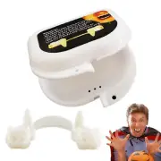 Halloween Vampire Teeth Fangs Retractable Cosplay Dentures Costume Party Props
