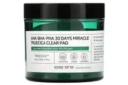Some By Mi, AHA/BHA/PHA 30 Days Miracle Truecica Clear Pad, 70 Pads, 4.22 fl oz (125 ml)