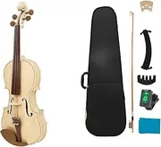 Violin for Beginners Adults Professional 4/4 violin beginner set with case, bow, tuner, silent(4-4 Violin Set)