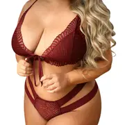 Fantasy Lingerie Vixen Good 4 You Lace Bra & Panty Set