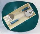 Simplydesignz Organic Collection Handcrafted Salad Bowl & Server Set