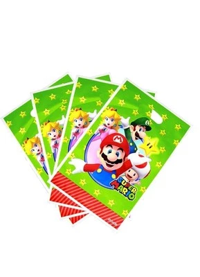 Super Mario 30 Pc Party Favor Bags Loot Treat Party Supply New Plastic ￼