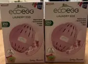 2x Ecoegg Laundry Egg 210 Washes Each Natural Detergent Spring Blossom