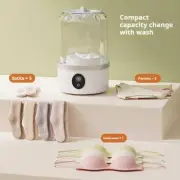Mini Portable Washing Machine Rechargeable Compact Home Washer For Camping L8A4