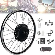 electric bike conversion kit Auto Parts E-bike Conversion Kit 20, 24, 26, 27.5, 28, 29, 700c Inch Brushless Gear Motor For Cassette Rear Wheel, With LCD Display, Electric Bike Conversion Kit(48V/350W,