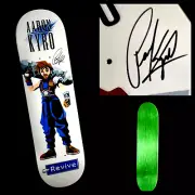 Aaron Kyro Signed ReVive Warrior Final Fantasy 7 FFVII Skateboard Autograph Deck