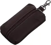 [OSOLADY] Car Key Bag Wristlet Keychain Keys Men's Wallet Man Wallet Cards Chain Wallets for Men Credit Card Wallet Mens Wallets Men Wallet While Wallet Small Pouch with Key Ring Pu Coffee