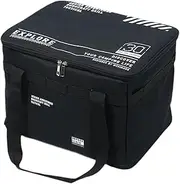 Amagogo Camping Storage Bag Gas Tank Bag Tool Tote Bag Protection Camping Lantern Bag Storage Case for Fishing Garage Camping Garden, Black