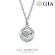 【CTJ】GIA 30分 F/SI2 14K金 閃耀鑽石項鍊