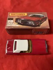 Matchbox 1979 Lesney No 28 Lincoln Continental Superfast NIB