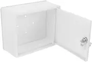 KALLORY Wall Mount Locking Mailbox Storage Box for Milk Wall Mounted Lock Box with Ample Capacity for Flexible Placement Modern Design for Home Decor