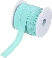 sourcing map 3/4 Inch Single Fold Bias Tape Polyester Continuous Bulk Bias Tape Roll for Sewing, Seaming Quilting Hemming Binding Crafts (Lake Blue 25 Yards)