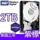 WD 威騰 22PURZ 2T 2TB 紫標 / 監控碟 / 256M 3.5吋 SATA3 內接硬碟 WD20PURZ