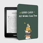 Case for Kindle Paperwhite 10th Generation 2018, Kindle Case with Waterproof Kindle Paperwhite E-Reader Case, e-Book-Reader-Covers with Auto Sleep/Wake for Kindle Paperwhite 10th Gen - Stacked Cats