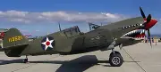 Curtiss P-40 Warhawk Ground Attack Fighter Aircraft Wood Model Free Shipping