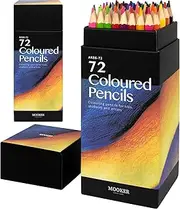 72-Color Colored Pencils for Drawing, Sketching and Adult Coloring - Soft Core Art Coloring Pencils Set Suitable for Adults,Artists,Teens,Child,Coloring Books,Art Craft Supplies