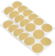 JEWEDECO 50pcs DIY Scratch Off Stickers Round Adhesive Labels for Birthday Wedding Fun Party Games Easy to Use Scratch Off Cards for and Surprises