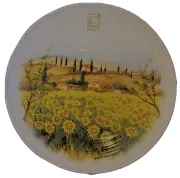 Ce.Va Ceramica Large 15.5" Serving Platter Made In Italy Countryside Scene New