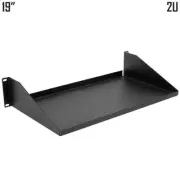 2U 19" Rack Mount Shelf Shelves Single Sided Network Data Server Cabinet 30Lbs