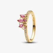 *BRAND NEW* Pandora Disney Princess Gold Plated Rapunzel Tiara Ring 163651C01
