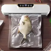 [WDEC] Automatic Vacuum Sealing Machine, Intelligent Display Screen Machine, Dry and Wet Universal Food Sealing Fresh Vac Pack Machine, Strong Suction Pellet Packer