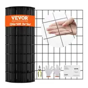 Hardware Cloth, 24'' x 50' Galvanized Wire Mesh Roll, 16 Gauge Chicken Wire Fence Roll, Vinyl Coating Metal Wire Mesh for Chicken Coop Barrier, Rabbit Snake Fences, Poultry