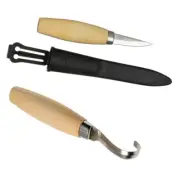Mora 164 120 Wood Carving tool chisel Set - LEFT HAND - spoon bowl carving