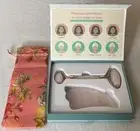 NEW 2 In 1 Pink Jade Roller And GuaSha Set