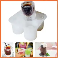 在飛比找蝦皮購物優惠-矽膠冰杯冰格 瀑布冰美式 冰塊杯 冰杯模具  創意冰格 -隨