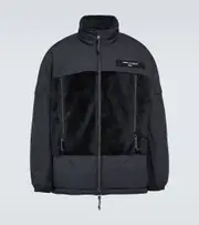[Comme des Garcons Homme] Comme des Garçons Homme Paneled faux shearling jacket AU 90 black