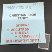 Genuine NEW Bulova - Christian Dior Replacement Watch Crystal Part# L153
