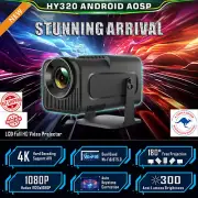 Video Projector 4K Full HD With Wi-Fi 6 & Auto Keystone Correction Android AOSP