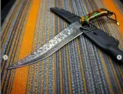 integrity implements Umbra Gen2 in 5160 custom hammer forged loop knife