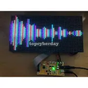 Full Color LED Music Spectrum Display RGB 64 Mode AS128 Sound +Controller Board