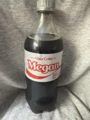 Share a Coke with Megan 2025 Personalized Gift Coca Cola Bottle 20oz Diet