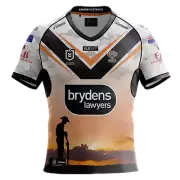 WESTS TIGERS 2023 GRAY-NICHOLLS NRL MENS ADULT ANZAC ROUND COMMEMORATIVE JERSEY