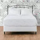 Premium Printed Queen Bed Sheet Set 4-Piece - Soft Hand Drawn Sketch Floral Prin