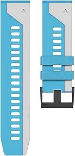 [RAYESS] 26mm Watchband For Garmin Fenix 5X Plus 6X Pro 3 3HR D2 Delta PX Smartwatch Silicone Quick Easy Fit Wrist Straps Belt Bracelet