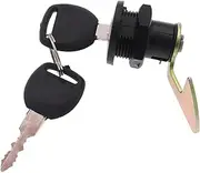 Ignition Barrel Key Switch Short Hook Rear Tail Box Key Switch Lock for Motorcycle Quad ATV Go Kart Motor Ignition Key Switches