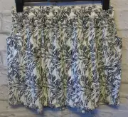 Trespass Black White Leaf Pattern Floaty Skirt Size 10-12 Medium NEW!