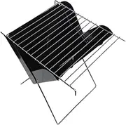 Barbecue Grill Korean Style Folding Grill, Black Barbecue Shelf, Bbq Tool for Cooking Camping Hiking Picnics Tailgating Backpacking Barbecue Stove