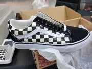 Size 6.5 - VANS Old Skool Black Checkerboard 2017