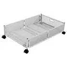 Under the Bed Quilt Storage Bins Capacity Rolling Iron Drawer for Clothes,9519